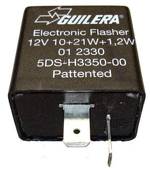 Blinkrelais DC 12V 10+21+1,2W 2-polig mit Halterung