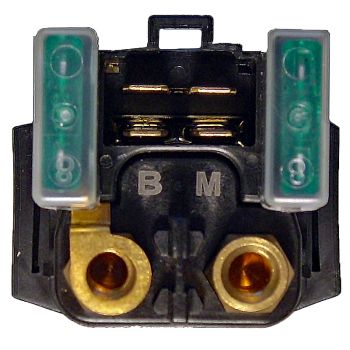 ANLASSERRELAIS 12V - MIT SICHERUNG 30A - 4 FLANSCHE