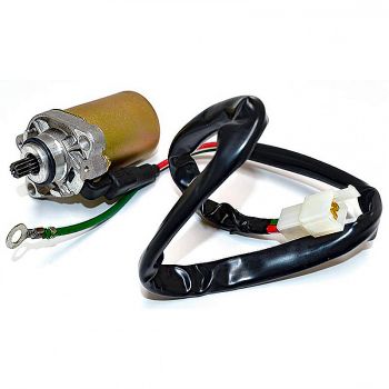ANLASSER 12V 0,15KW - 11 ZÄHNE - LINKSLAUF - MIT KABEL PEUGEOT LUDIX 50