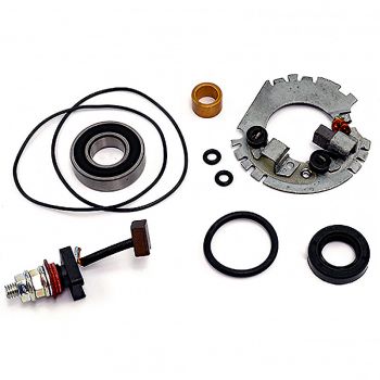 Kit revisión motor de arranque con portaescobillas - con 2 escobillas - con retén, cojinete y arandelas Suzuki