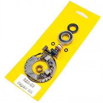 Kit revisión motor de arranque con portaescobillas - con 2 escobillas - con retén, cojinete y arandelas Cagiva-Ducati