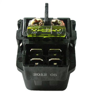 ANLASSERRELAIS 12V 30A MIT SICHERUNG - 4 FLACHSTECKHÜLSEN MIT 30A SICHERUNG