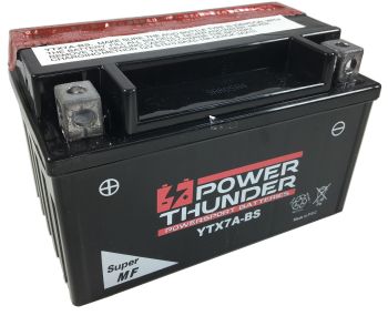 Bateria CTX7A-BS POWER THUNDER AGM Sin Mantenimiento Pack Acido
