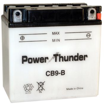 Bateria CB9-B POWER THUNDER Convencional Pack Acido