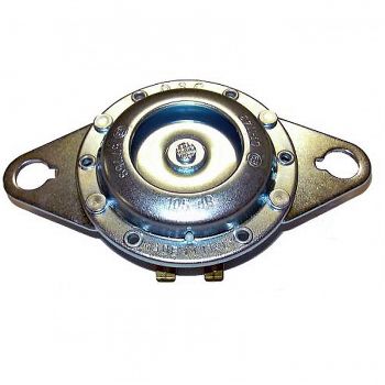 Hupe verzinkt weiß 12V - Ø 75 mm