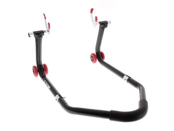 BIHR HINTERRADSTÄNDER UNIVERSAL ABNEHMBAR SCHWARZ MIT V-GUMMI-ADAPTERN HERSTELLER-REF. MR02-F4
