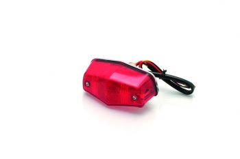 PILOTO TRASERO BIHR HOMOLOGADO MINI-LUCAS CROMADO P21 - 5W/12V REF. FABRICANTE 7A999R0S2B
