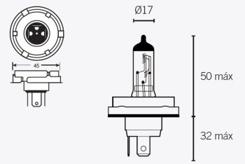 HALOGENLAMPE H5 HERSTELLER-REF. 14640