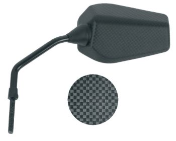 RETROVISOR IZQUIERDO VICMA TIPO OEM CARBONO - DERBI SENDA 50 REF. FABRICANTE E331I