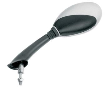 LINKER RÜCKSPIEGEL VICMA OEM-TYP SCHWARZ / SILBER - PIAGGIO VESPA HERST.-NR. E471I