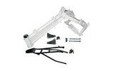Chasis Completo Eje Basculante 12mm Pit Bike YCF Pilot 125 Blanco