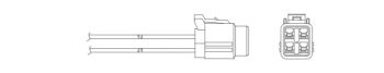 NGK AZD0101-SU001 MOTORRAD LAMBDASONDE