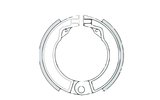 RMS Hinterradbremsbacke Vespa Super 125-150cc (VNC1T-VBC1T)