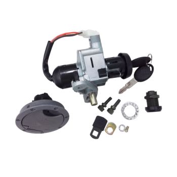 LLAVE CONTACTO (3 PINS), GUANTERA Y DEPOSITO YAMAHA AEROX50