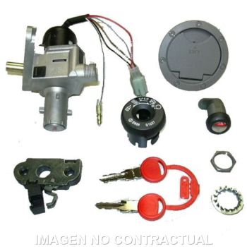 KIT CONTACTO, SILLON, GUANTERA Y DEPOSITO YAMAHA 50 AEROX