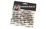 Naraku Aluminium-Dichtringsatz x50 20x26x1,5mm