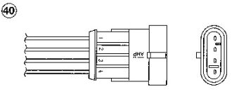 NGK OZA591-BB2 SONDA LAMBDA DE MOTOCICLETA