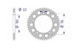 Corona Afam Aluminio 44 Dientes KX 60