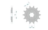 Ritzel Afam selbstreinigend 13 Zähne KX 125