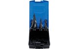 Juego de Brocas Escalonadas BGS x3 Ø 4 - 30 mm