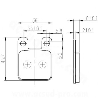 PASTILLAS DE FRENO SCOOTER TNT ORIGINAL PARA DERBI SENDA PEUGEOT SPEEDFIGHT TREKKER LUDIX MBK 50 XPOWER 2004 XLIMIT 2004 YAMAHA 50 DTR 2004