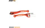 Kit Hebel RFX Race faltbar geschmiedetes Metall Orange KTM SX / EXC 2014-2016