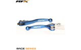 Kit Manetas RFX Race Plegable Metal Forjado Azul Husqvarna FC / TC 2016-2021
