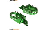 RFX Pro Fußrasten Grün Kawasaki KXF 250 / 450