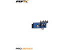 Puntera Pedal de Freno RFX Pro Plegable CNC Azul