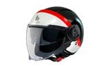 Casco Jet MT Helmets Viale SV S 68 Units Negro / Rojo L
