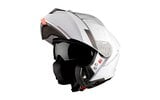Casco Modular MT Helmets GENESIS Pantalla Doble Blanco Brillo L