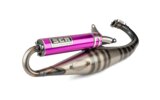 Auspuff SCR Corse Handmade 70 Piaggio Zip Violett