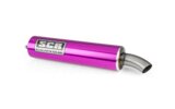 Schalldämpfer SCR Corse Scooter Aluminium Lila