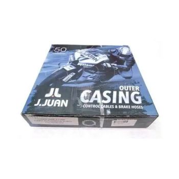 CAJA 25 METROS FUNDA CABLE NEGRA ACERO LAMINADO 31X6 EMBRAGUE