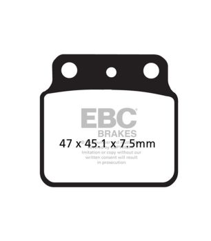 EBC FA137TT Pastilla organica EBC