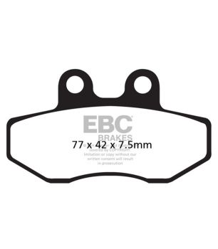 EBC FA167HH Pastilla sintetizada Sportbike HH