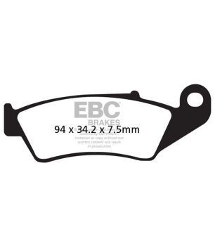 EBC FA174V Pastilla semi sinterizada V-PAD