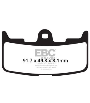 EBC FA345HH gesinterter Sportbike Bremsbelag HH