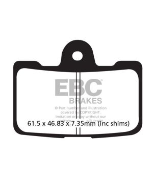 EBC FA454/4HH Pastilla sinterizada Sportbike HH