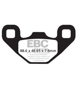 EBC FA489R Bremsbelag gesintert