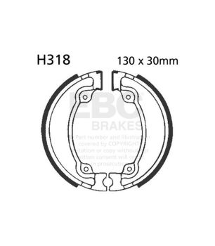 EBC H318G Genutete Bremsbacken