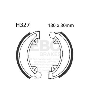 EBC H327G Satz genutete Bremsbacken