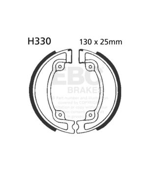 EBC H330G Satz geschlitzte Bremsbacken