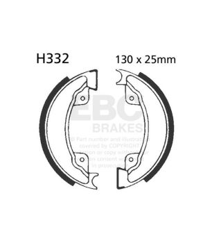 EBC H332G Bremsbackensatz genutet