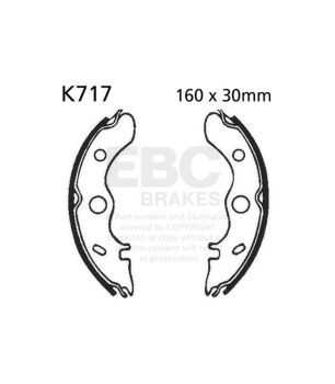 EBC K717G Genutete Bremsbacken