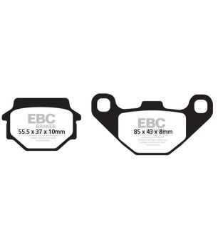 EBC SFA067HH Pastilla sinterizada para Scooter