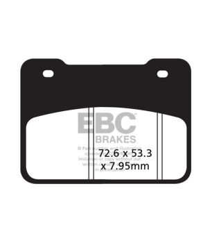 EBC SFA627HH Pastilla sinterizada para Scooter