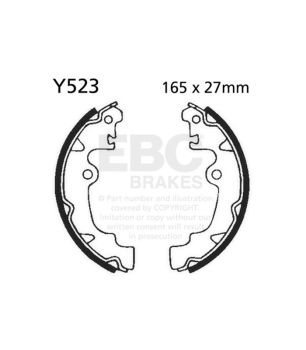 EBC Y523G Gerillte Bremsbacken