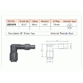 NGK LB05EP ZÜNDKERZENSTECKER