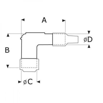 NGK LD-F ZÜNDKERZENSTECKER
